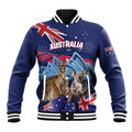 Personalised Australia Kangaroo Koala Baseball Jacket Aussie Flag Inspired