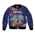 Personalised Australia Kangaroo Koala Bomber Jacket Aussie Flag Inspired