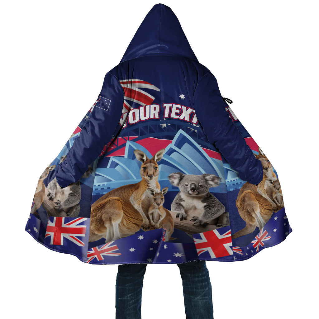 Personalised Australia Kangaroo Koala Cloak Aussie Flag Inspired
