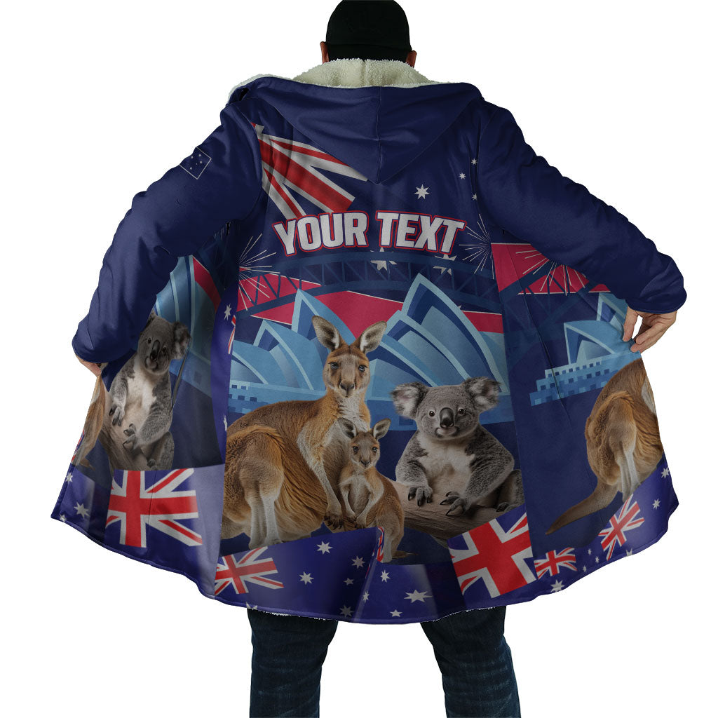 Personalised Australia Kangaroo Koala Cloak Aussie Flag Inspired