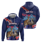Personalised Australia Kangaroo Koala Hoodie Aussie Flag Inspired