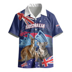 Personalised Australia Kangaroo Koala Kid Hawaiian Shirt Aussie Flag Inspired