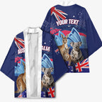 Personalised Australia Kangaroo Koala Kimono Aussie Flag Inspired