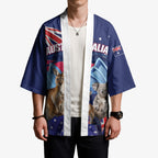 Personalised Australia Kangaroo Koala Kimono Aussie Flag Inspired