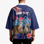 Personalised Australia Kangaroo Koala Kimono Aussie Flag Inspired