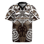 Personalised Maori Kati Mamoe Rugby Jersey Silver Fern Kowhaiwhai Art