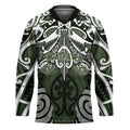 Personalised Maori Ngati Awa Hockey Jersey Silver Fern Kowhaiwhai Art