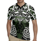 Personalised Maori Ngati Awa Rugby Jersey Silver Fern Kowhaiwhai Art