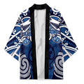 Personalised Maori Ngati Kahungunu Kimono Silver Fern Kowhaiwhai Art