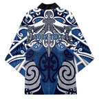 Personalised Maori Ngati Kahungunu Kimono Silver Fern Kowhaiwhai Art