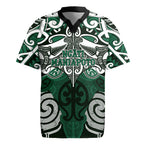 Personalised Maori Ngati Maniapoto Rugby Jersey Silver Fern Kowhaiwhai Art