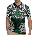 Personalised Maori Ngati Maniapoto Rugby Jersey Silver Fern Kowhaiwhai Art