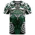 Personalised Maori Ngati Maniapoto T Shirt Silver Fern Kowhaiwhai Art