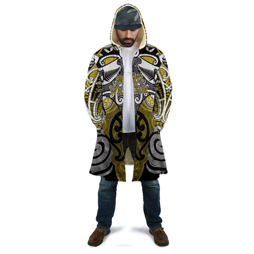 Personalised Maori Ngati Whatua Cloak Silver Fern Kowhaiwhai Art