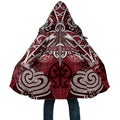 Personalised Maori Te Arawa Cloak Silver Fern Kowhaiwhai Art