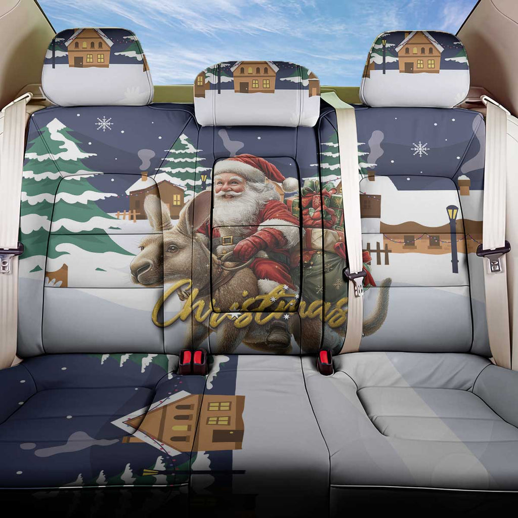 Kangaroo Australia Christmas Back Car Seat Cover Xmas Pattern