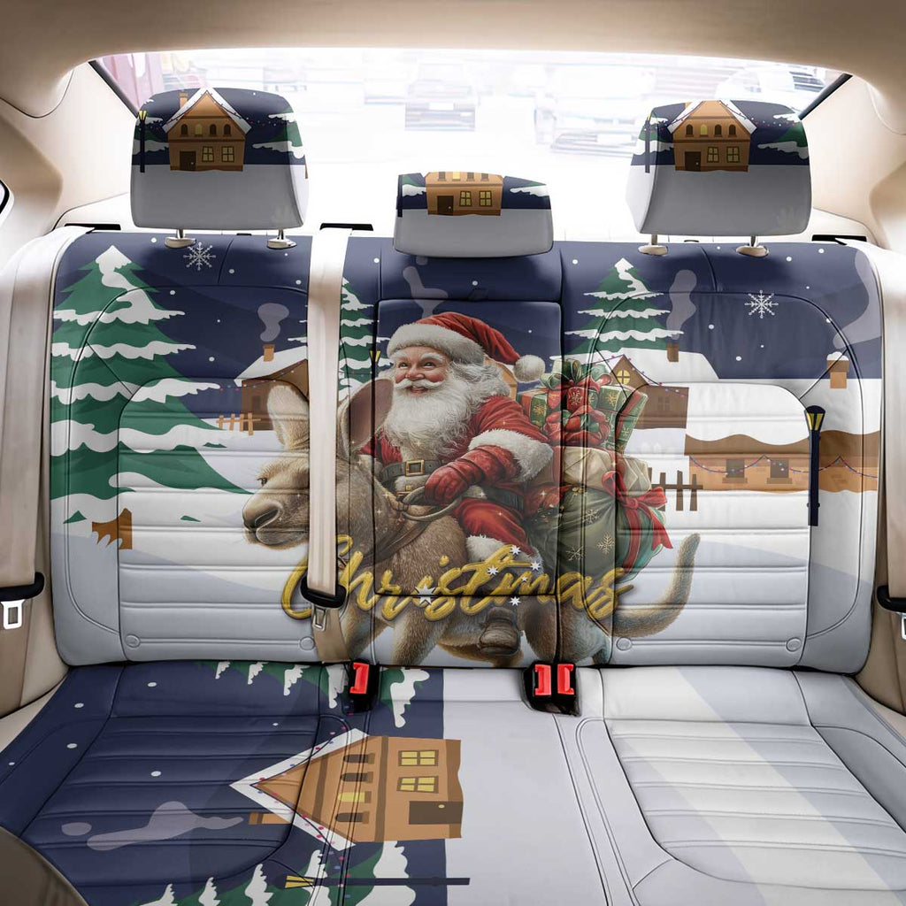 Kangaroo Australia Christmas Back Car Seat Cover Xmas Pattern
