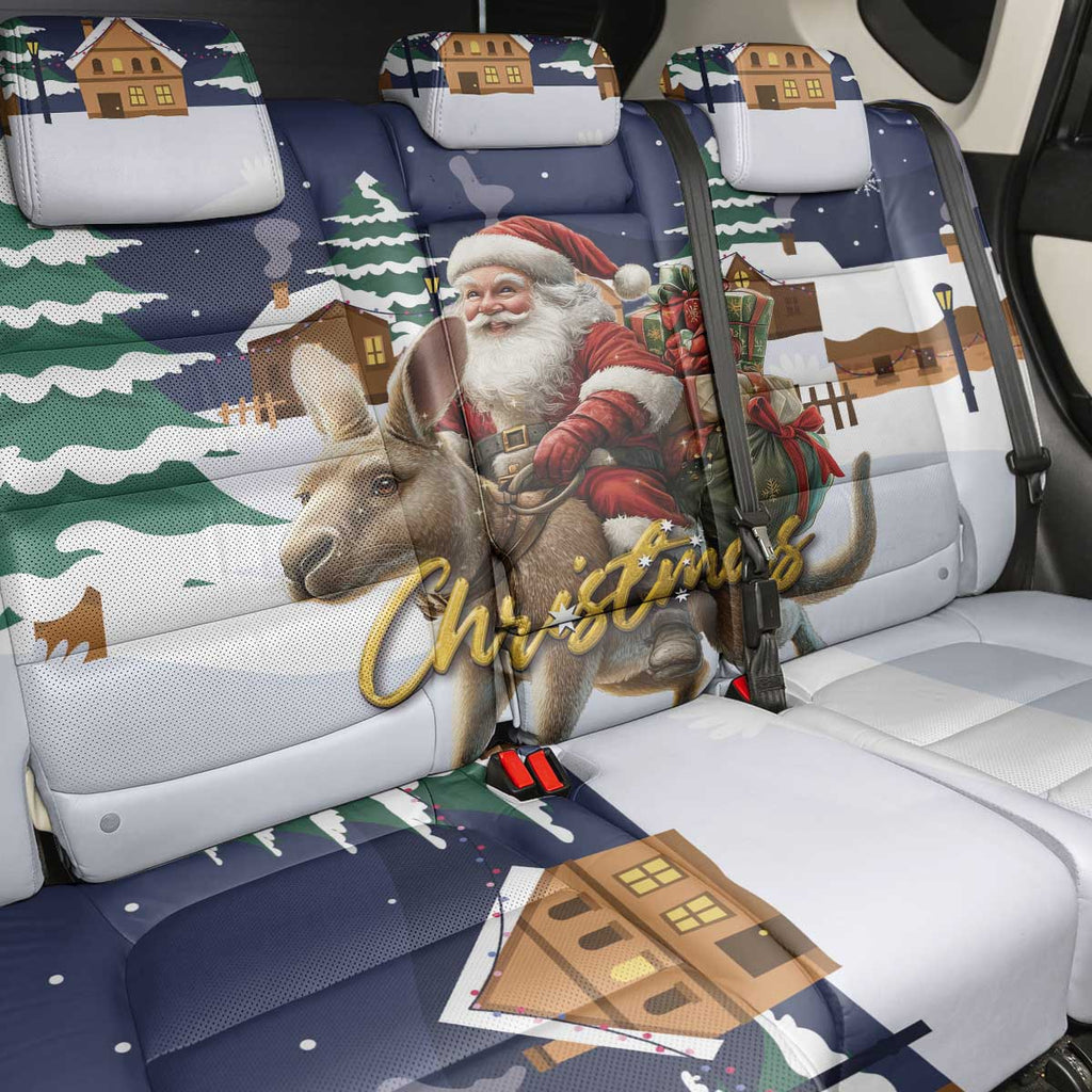 Kangaroo Australia Christmas Back Car Seat Cover Xmas Pattern