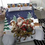 Kangaroo Australia Christmas Bedding Set Xmas Pattern