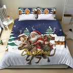 Kangaroo Australia Christmas Bedding Set Xmas Pattern