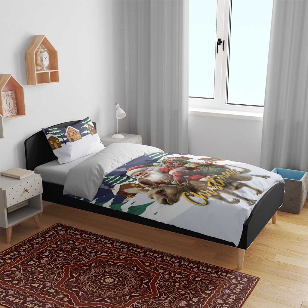 Kangaroo Australia Christmas Bedding Set Xmas Pattern