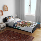 Kangaroo Australia Christmas Bedding Set Xmas Pattern