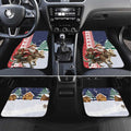 Kangaroo Australia Christmas Car Mats Xmas Pattern