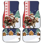 Kangaroo Australia Christmas Car Mats Xmas Pattern