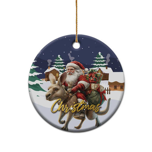 Kangaroo Australia Christmas Ceramic Ornament Xmas Pattern