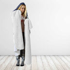 Kangaroo Australia Christmas Hooded Blanket Xmas Pattern