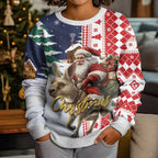 Kangaroo Australia Christmas Kid Ugly Christmas Sweater Xmas Pattern
