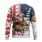 Kangaroo Australia Christmas Ugly Christmas Sweater Xmas Pattern