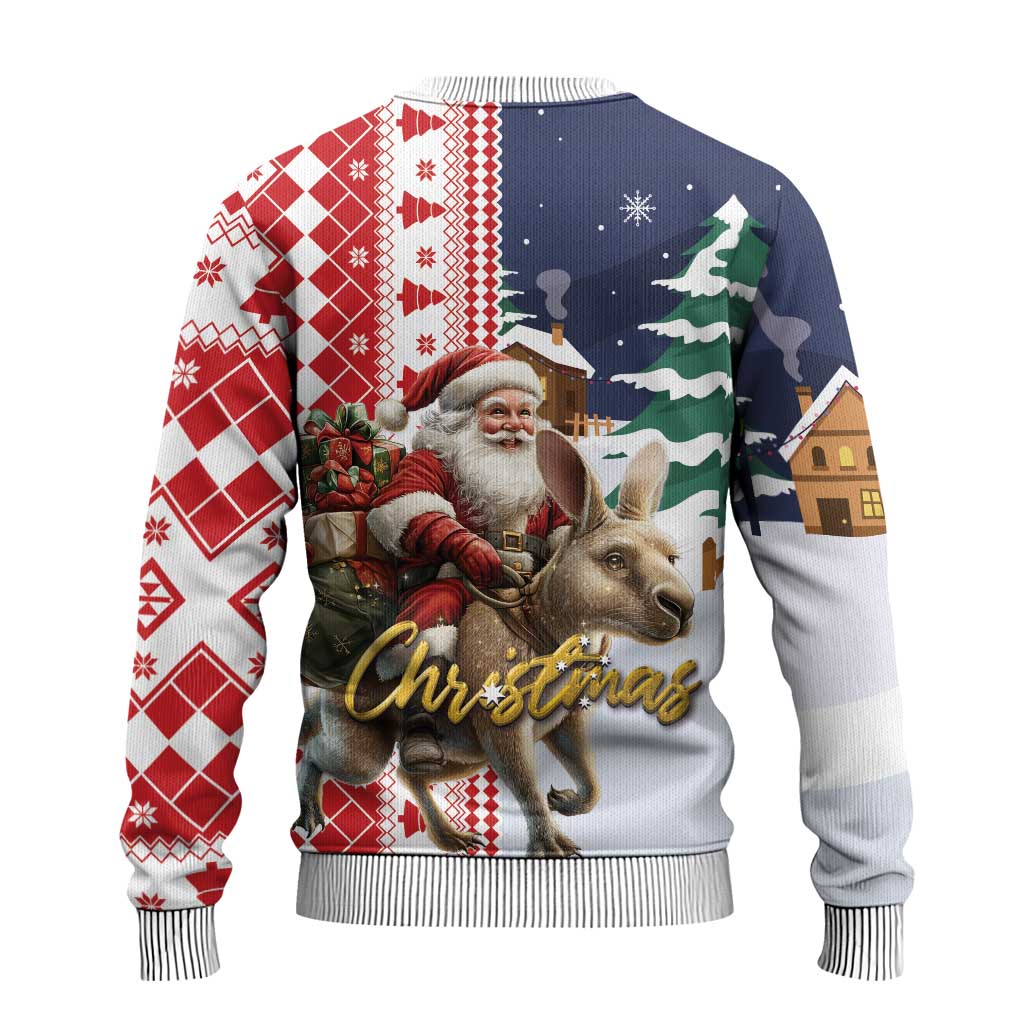 Kangaroo Australia Christmas Ugly Christmas Sweater Xmas Pattern
