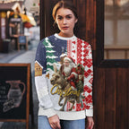 Kangaroo Australia Christmas Ugly Christmas Sweater Xmas Pattern