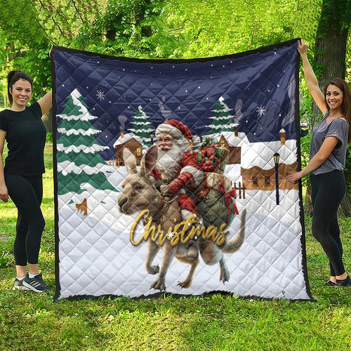 Kangaroo Australia Christmas Quilt Xmas Pattern
