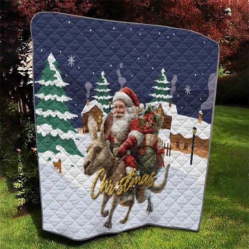 Kangaroo Australia Christmas Quilt Xmas Pattern
