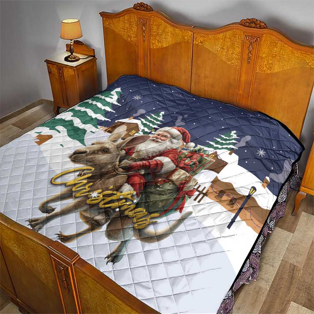 Kangaroo Australia Christmas Quilt Xmas Pattern
