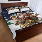 Kangaroo Australia Christmas Quilt Bed Set Xmas Pattern