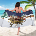 Kangaroo Australia Christmas Sarong Xmas Pattern
