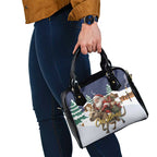 Kangaroo Australia Christmas Shoulder Handbag Xmas Pattern