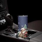 Kangaroo Australia Christmas Skinny Tumbler Xmas Pattern