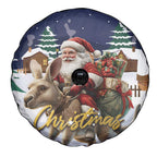 Kangaroo Australia Christmas Spare Tire Cover Xmas Pattern