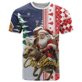Kangaroo Australia Christmas T Shirt Xmas Pattern