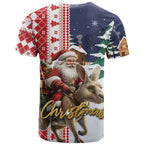 Kangaroo Australia Christmas T Shirt Xmas Pattern