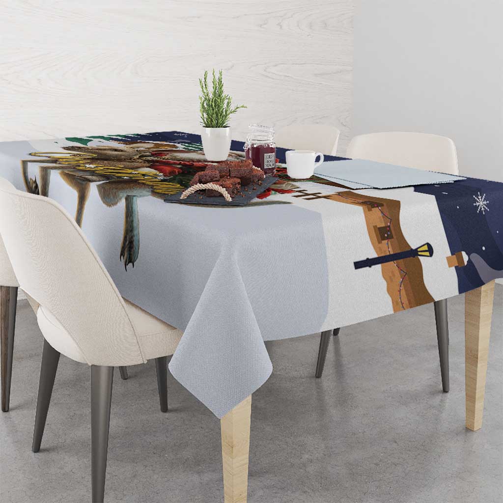 Kangaroo Australia Christmas Tablecloth Xmas Pattern