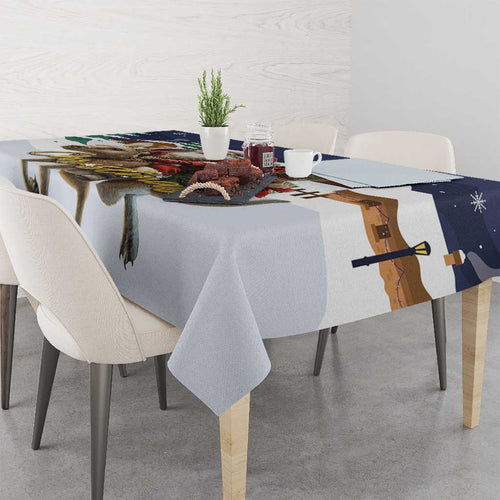 Kangaroo Australia Christmas Tablecloth Xmas Pattern