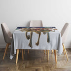 Kangaroo Australia Christmas Tablecloth Xmas Pattern