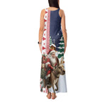 Kangaroo Australia Christmas Tank Maxi Dress Xmas Pattern