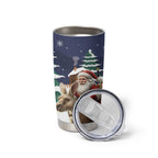 Kangaroo Australia Christmas Tumbler Cup Xmas Pattern