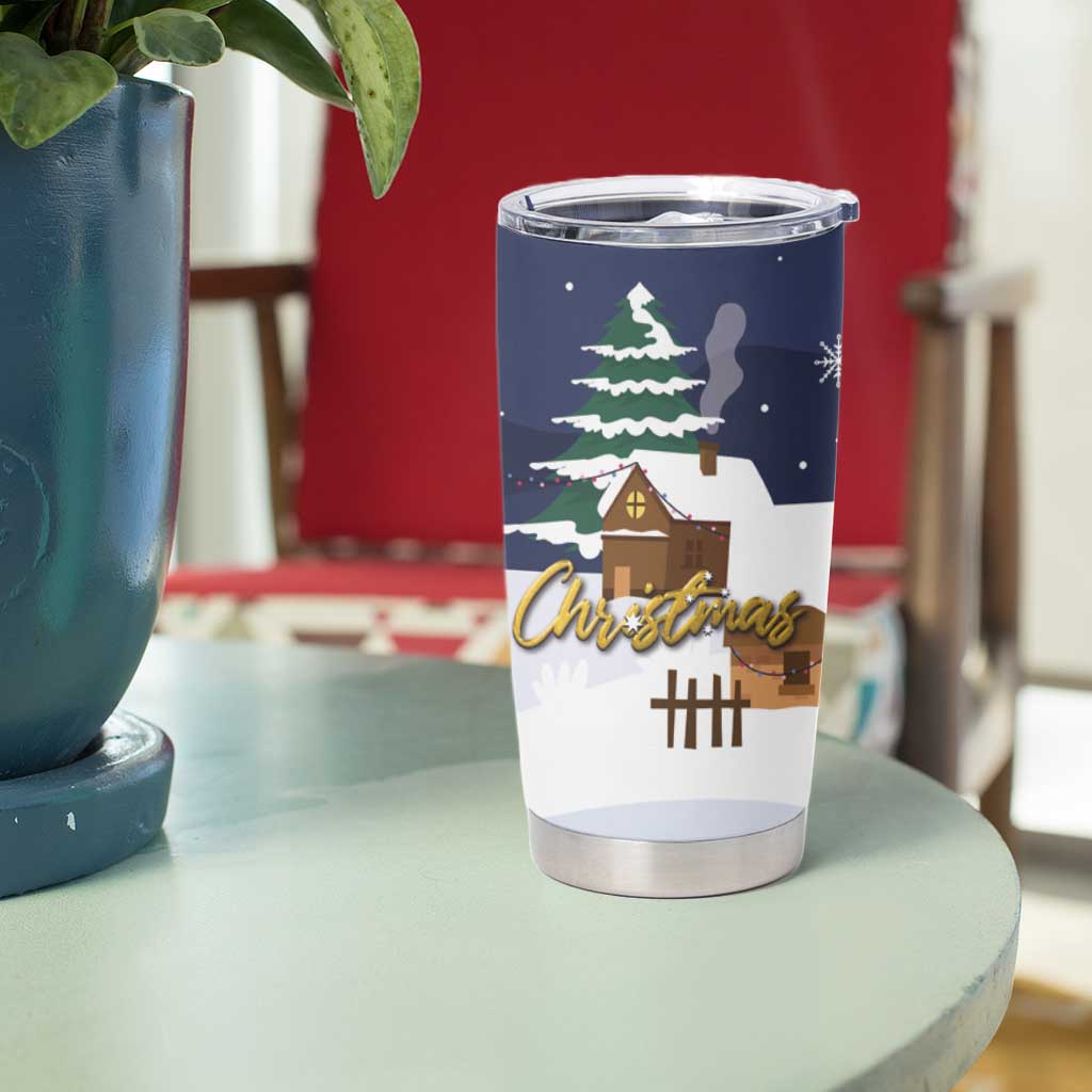 Kangaroo Australia Christmas Tumbler Cup Xmas Pattern